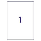 Mailing labels199.6 x 289.1 mm, Colour Laser, B/W Laser - Al Masam Stationery LLC
