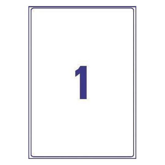 Mailing labels210 x 297 mm, Inkjet, transparent - Al Masam Stationery LLC