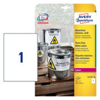 Weatherproof film labels 210 x 297 mm - Al Masam Stationery LLC