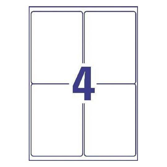 Avery Weatherproof film labels 99.1 x 139 mm - L4774-20 - Al Masam Stationery LLC