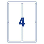 Avery Weatherproof film labels 99.1 x 139 mm - (L4774REV-20) - Al Masam Stationery LLC