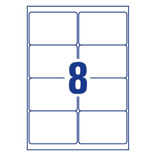 Weatherproof film labels 99.1 x 67.7 mm - Al Masam Stationery LLC