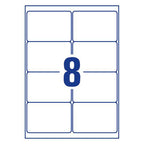 Weatherproof film labels 99.1 x 67.7 mm - Al Masam Stationery LLC