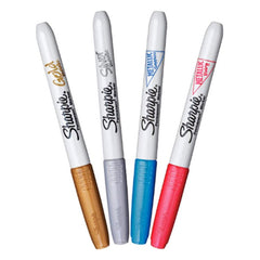 Sharpie Metallic Permanent Marker Assorted 4 Pieces - Al Masam Stationery LLC