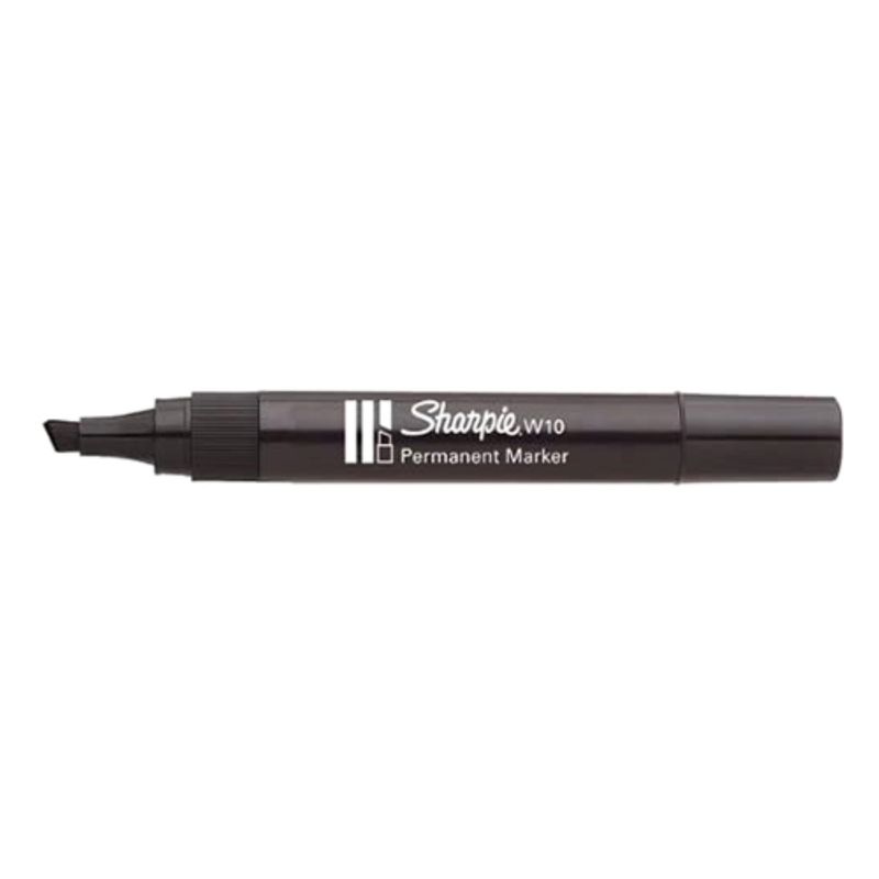 Sharpie Chisel Tip Permanent Marker Black 5 Pieces - Al Masam Stationery LLC