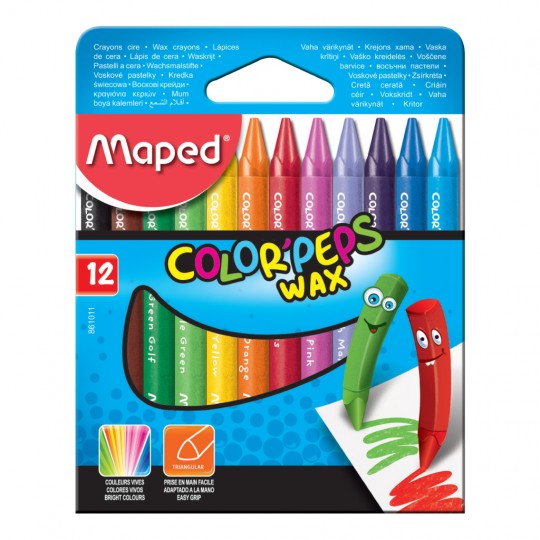 Maped Color Peps Wax Crayons - (MD-861011) - Al Masam Stationery LLC