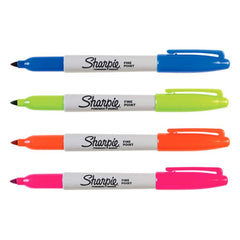 Sharpie Fine Point Fun Permanent Marker Assorted 4 Pieces - Al Masam Stationery LLC