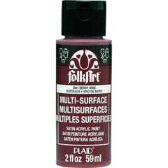 Folkart Multi-Surface Paint - Berry Wine - Al Masam Stationery LLC