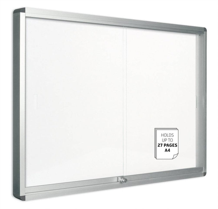Bi-Office Double Door White Window Display - VT640109160 - Al Masam Stationery LLC