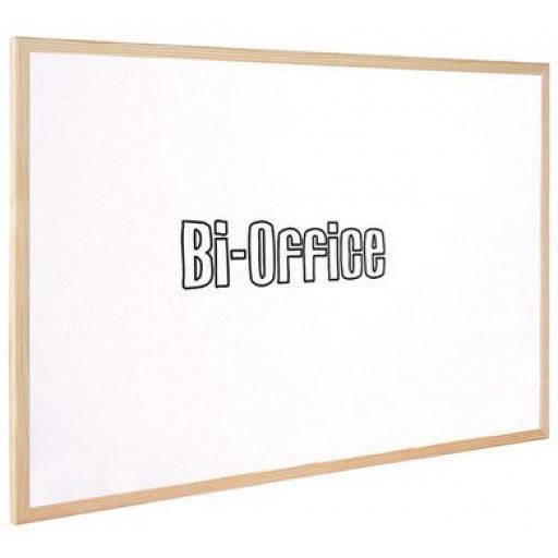 Bi-Office Non-Magnetic Whiteboard Wooden Frame 90x120cm - Al Masam Stationery LLC