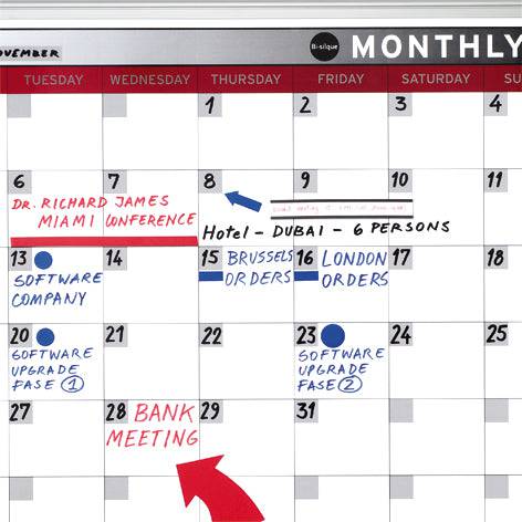 Bi-Office Magnetic Month Planner Secondary image