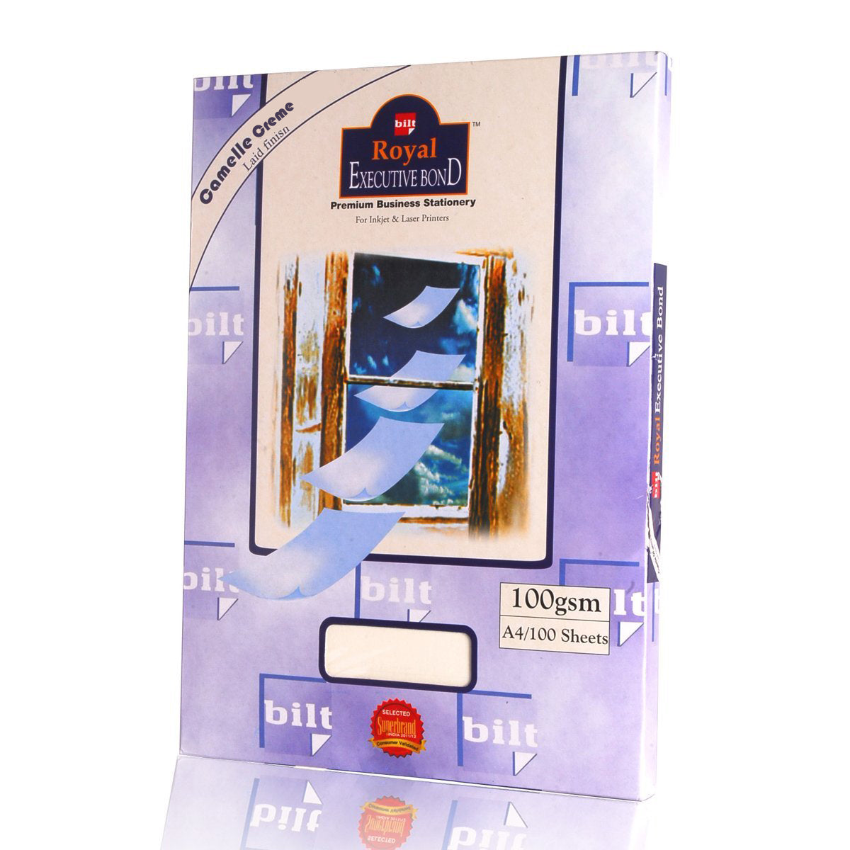 A4 Royal Executive Bond Paper-Camelle Creme (pack of 100) - Al Masam Stationery LLC