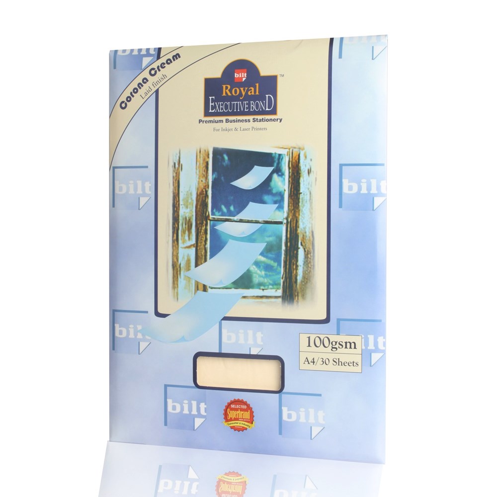 A4 Royal Executive Bond Paper-Canora Creme (pack of 500) Secondary image