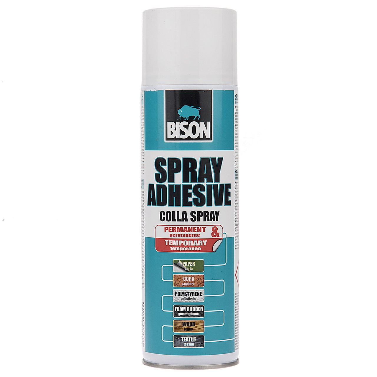 BISON ART GLUES SPRAY ADHESIVE AEROSOL CAN 500 ML - Al Masam Stationery LLC