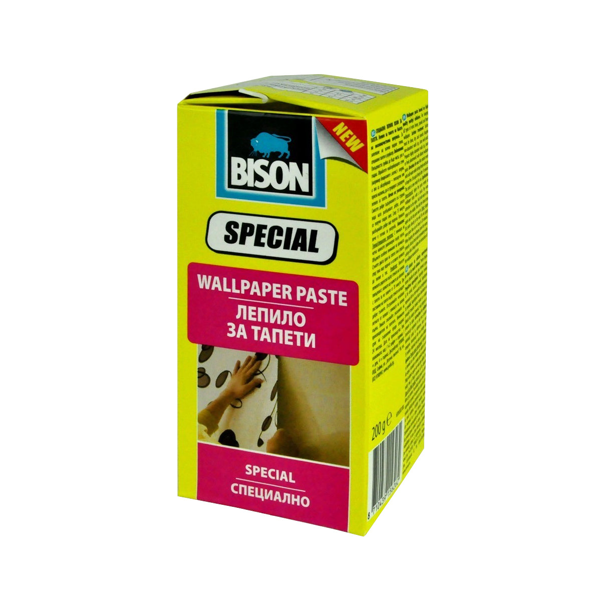 BISON ART GLUES WALLPAPER PASTEL SPECIAL BOX 200 G - Al Masam Stationery LLC Main image