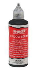 STANGER Window Colour paint 80, ml BLACK - Al Masam Stationery LLC