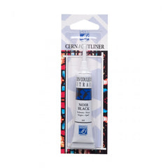 Lefranc & Bourgeois Outliners Vitrail 20ml tube with nozzle - Black - Al Masam Stationery LLC