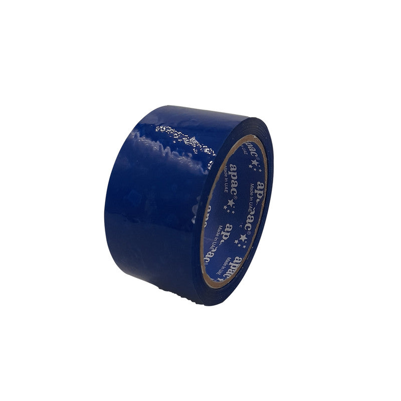 Apac Packaging Tape Blue 2 inch x 50 yards| 36 rolls per carton