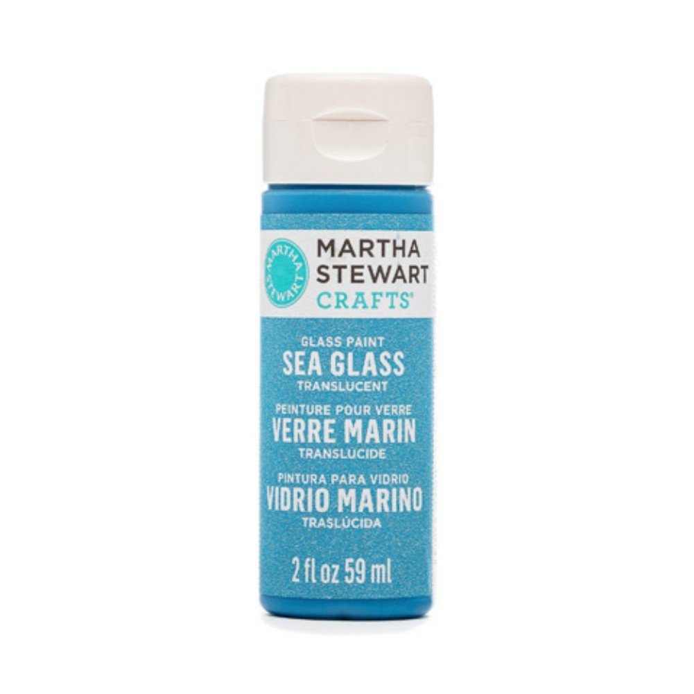 Martha Stewart Sea Glass Paint 20Z. Blue Calico - Al Masam Stationery LLC