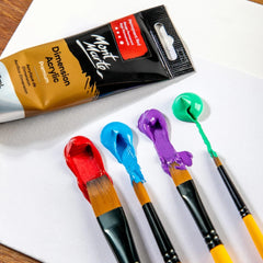 Mont Marte Gallery Series Brush Set Acrylic - 4pc - (BMHS0009) - Al Masam Stationery LLC