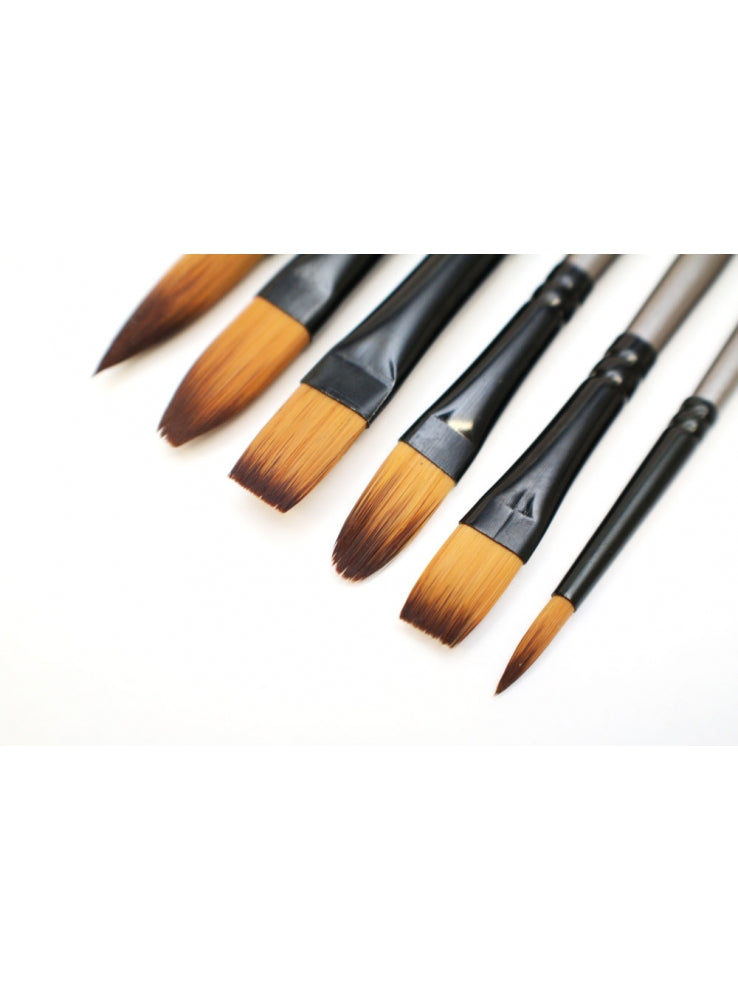 Mont Marte Gallery Series Brush Set Acrylic - (Pack of 4 Pieces) - Al Masam Stationery LLC