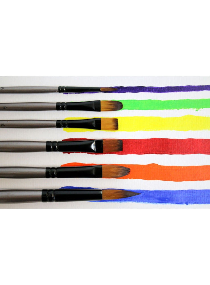 Mont Marte Gallery Series Brush Set Acrylic - (Pack of 4 Pieces) - Al Masam Stationery LLC