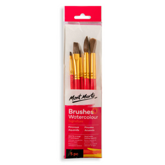 Mont Marte Gallery Series Brush Set Watercolour 5pc - Al Masam Stationery LLC