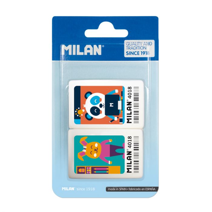 Synthetic rubber erasers 4018 - Al Masam Stationery LLC