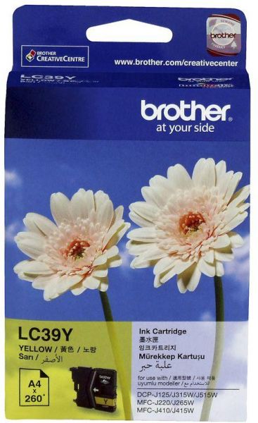 Brother Lc39 Yellow - Al Masam Stationery LLC Main image