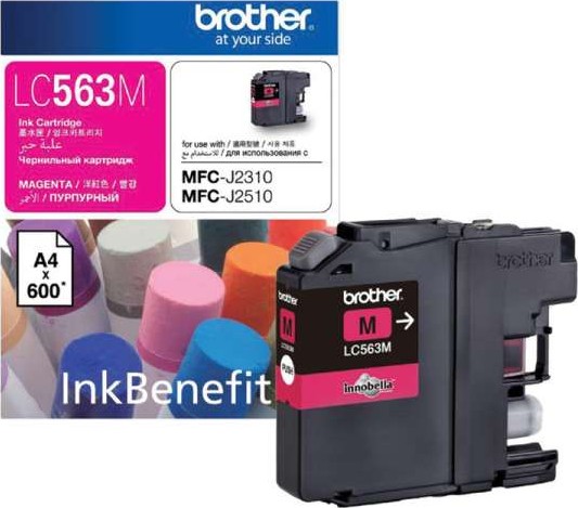 Brother LC563 Magenta - Al Masam Stationery LLC Main image