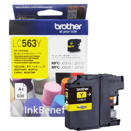 Brother LC563 Yellow - Al Masam Stationery LLC Main image