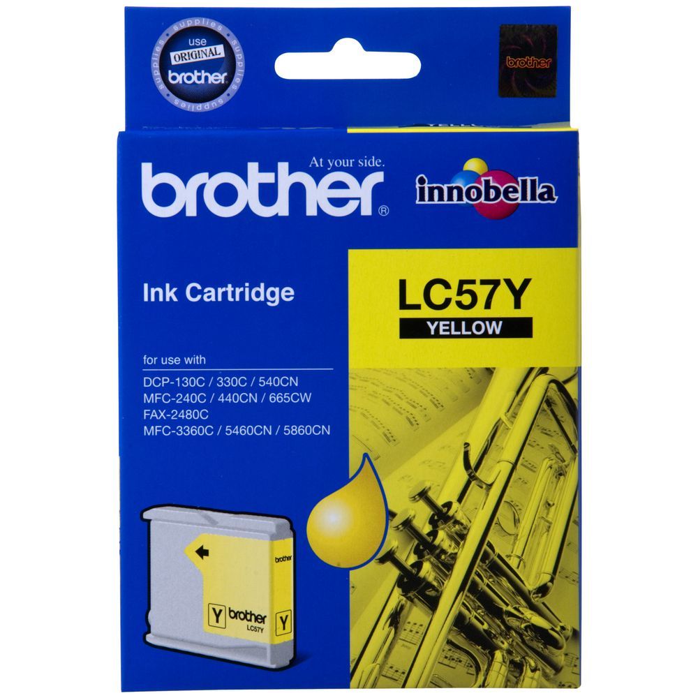 Brother Lc57 Yellow - Al Masam Stationery LLC Main image