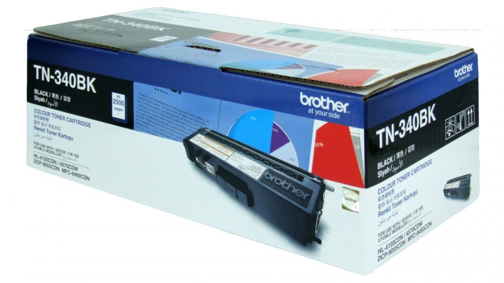 Brother TN-340 BLK - Al Masam Stationery LLC Main image