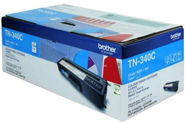 Brother TN-340 Cyan - Al Masam Stationery LLC Main image