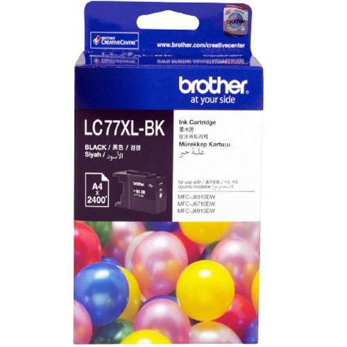 Brother LC77 XL Blk - Al Masam Stationery LLC