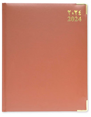FIS Pocket Diary 2024 (Arabic/English) Brown