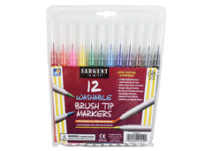 SARGENT 12CT Brush tip Markers - Al Masam Stationery LLC