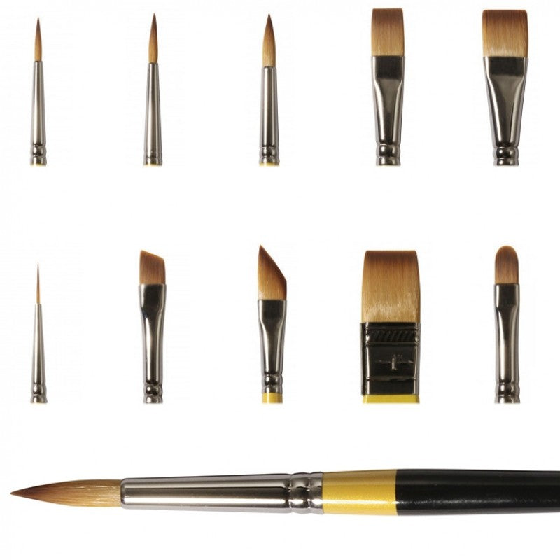 Brush System 3 Classic Zip Case 10brsh Short Handle - Al Masam Stationery LLC