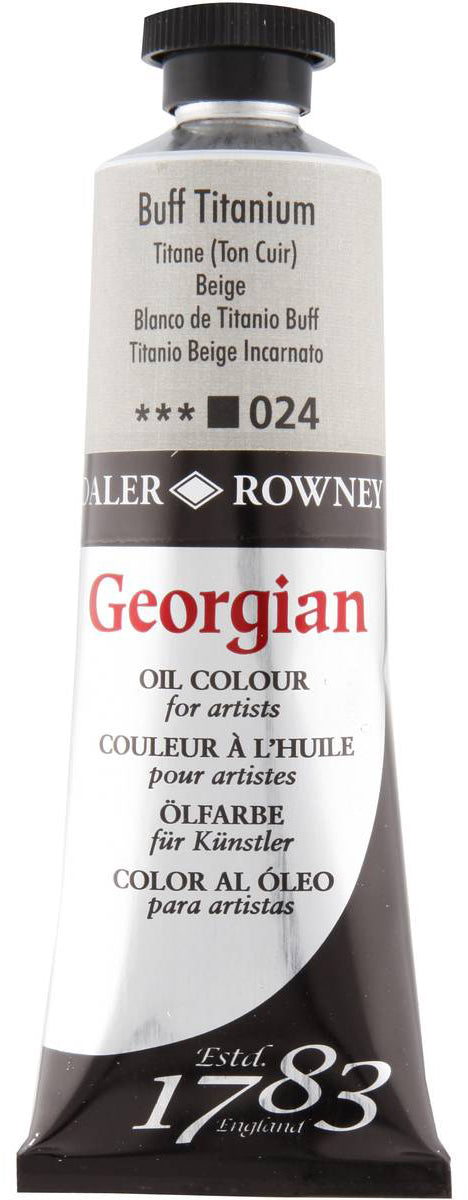 Daler Rowney Georgian Oil Paint - Buff Titanium - 225ML Secondary image