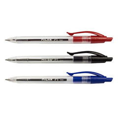 Milan Blue P1 Pens with Transparent Body - Al Masam Stationery LLC