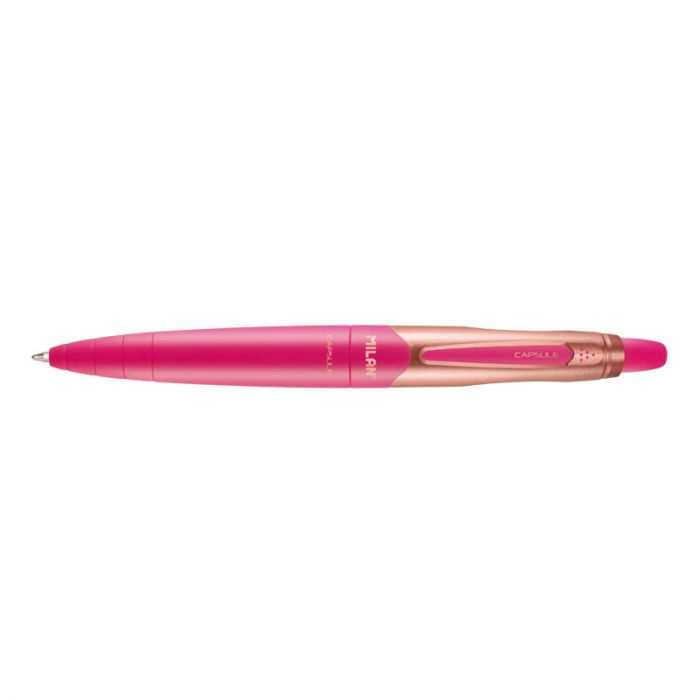 Milan Pink CAPSULE Copper Pens Blue Ink - Al Masam Stationery LLC