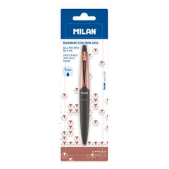 Milan Black CAPSULE Copper Pens Blue Ink
