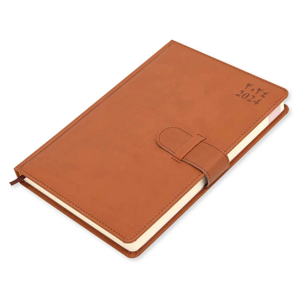 FIS Agenda Diary 2024 (English) Brown - Al Masam Stationery LLC