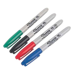 Sharpie Fine Tip Permanent Marker Assorted 4 Pieces - (SP-S0810970) - Al Masam Stationery LLC