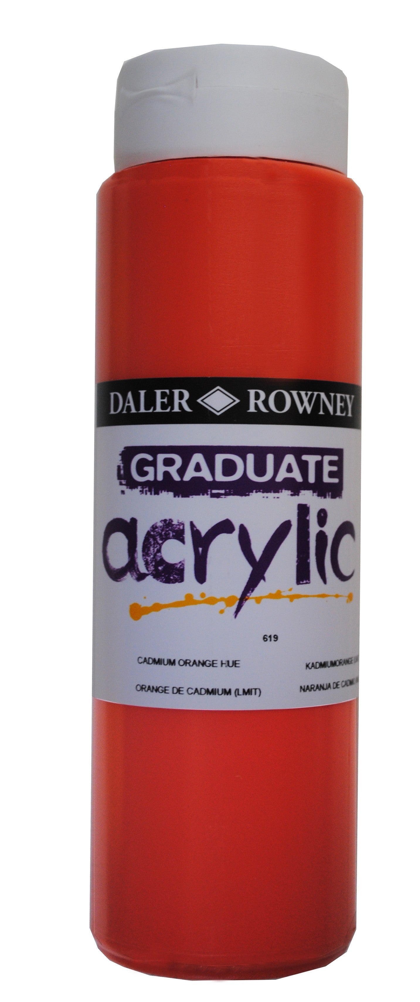 Daler Rowney Graduate Acrylic Color CADMIUM ORANGE (HUE) - Al Masam Stationery LLC
