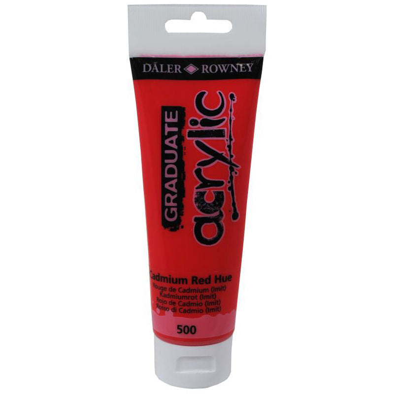 Daler Rowney Graduate Acrylic Color CADMIUM RED (HUE) - Al Masam Stationery LLC