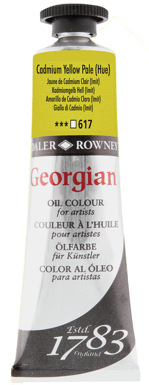 Daler Rowney Georgian Oil Paint - Cadmium Yellow Pale (Hue) - 225ML Secondary image