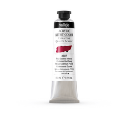 VALLEJO Acrylic Artist 607: 200 ML. Cadmium Red Deep - Al Masam Stationery LLC