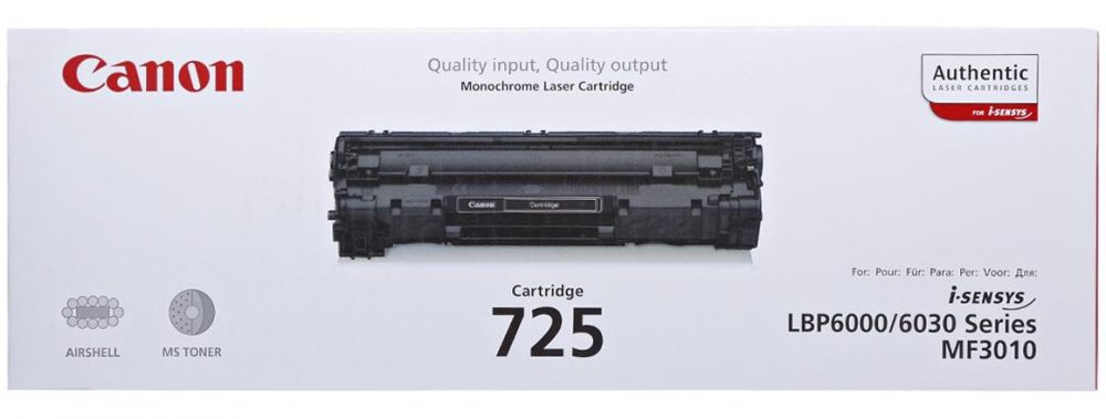 Cannon Toner 725 - Al Masam Stationery LLC Main image