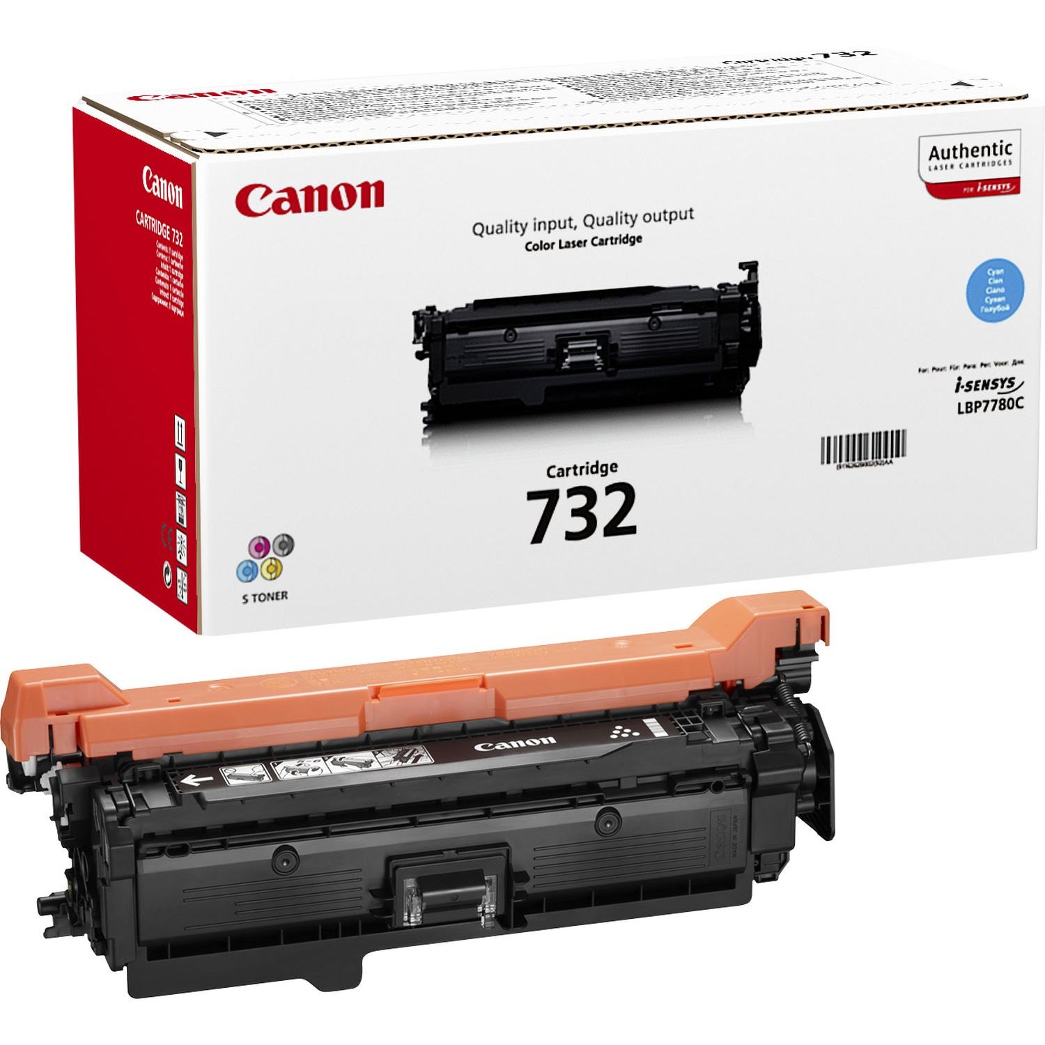 Cannon Toner 732 Cyan - Al Masam Stationery LLC Main image
